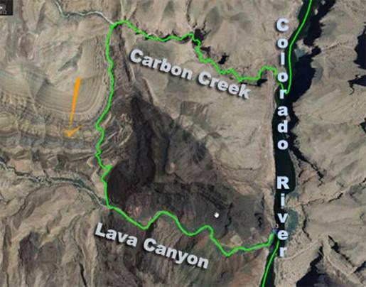 lava-canyon-hike-Google-Earth
